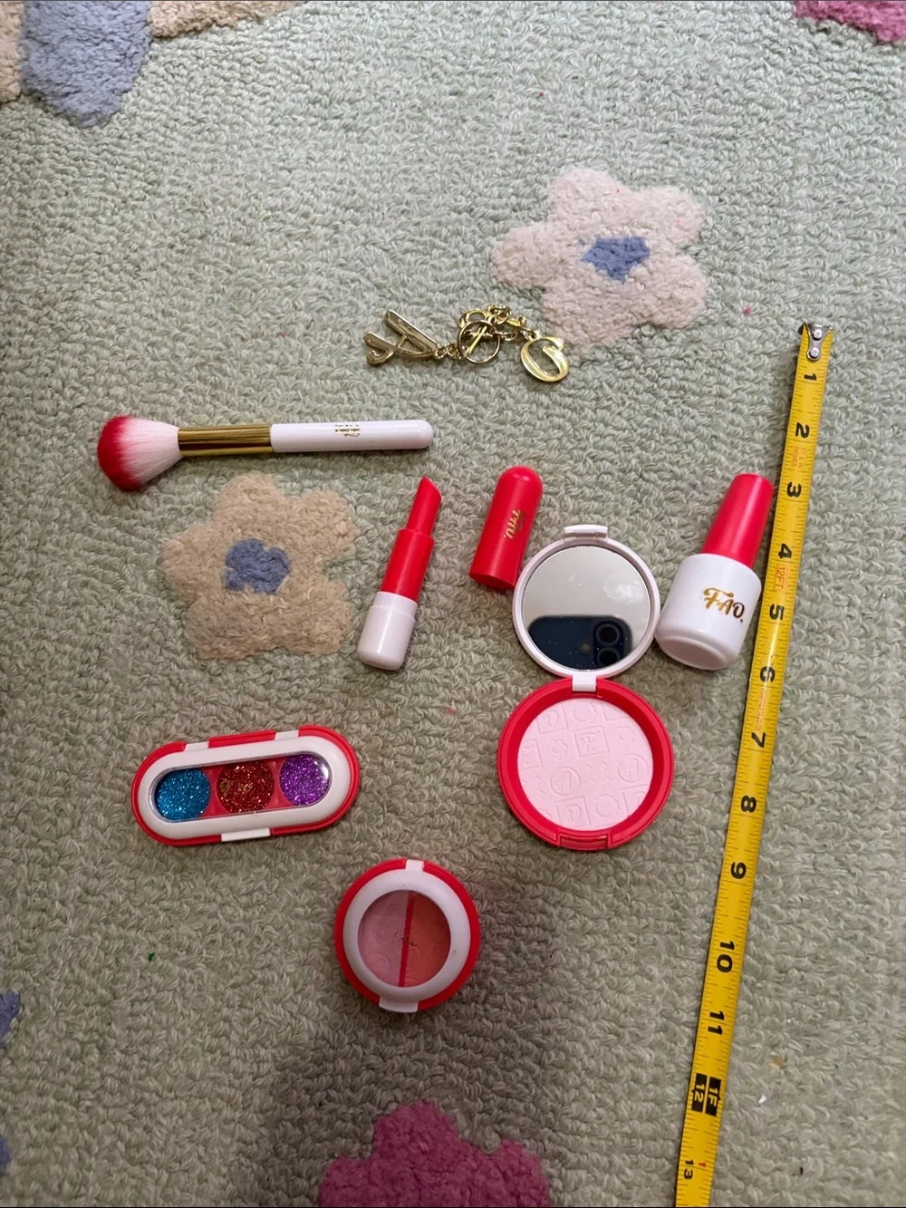 FAO Schwarz Pink Kids Purse with Play Makeup Set